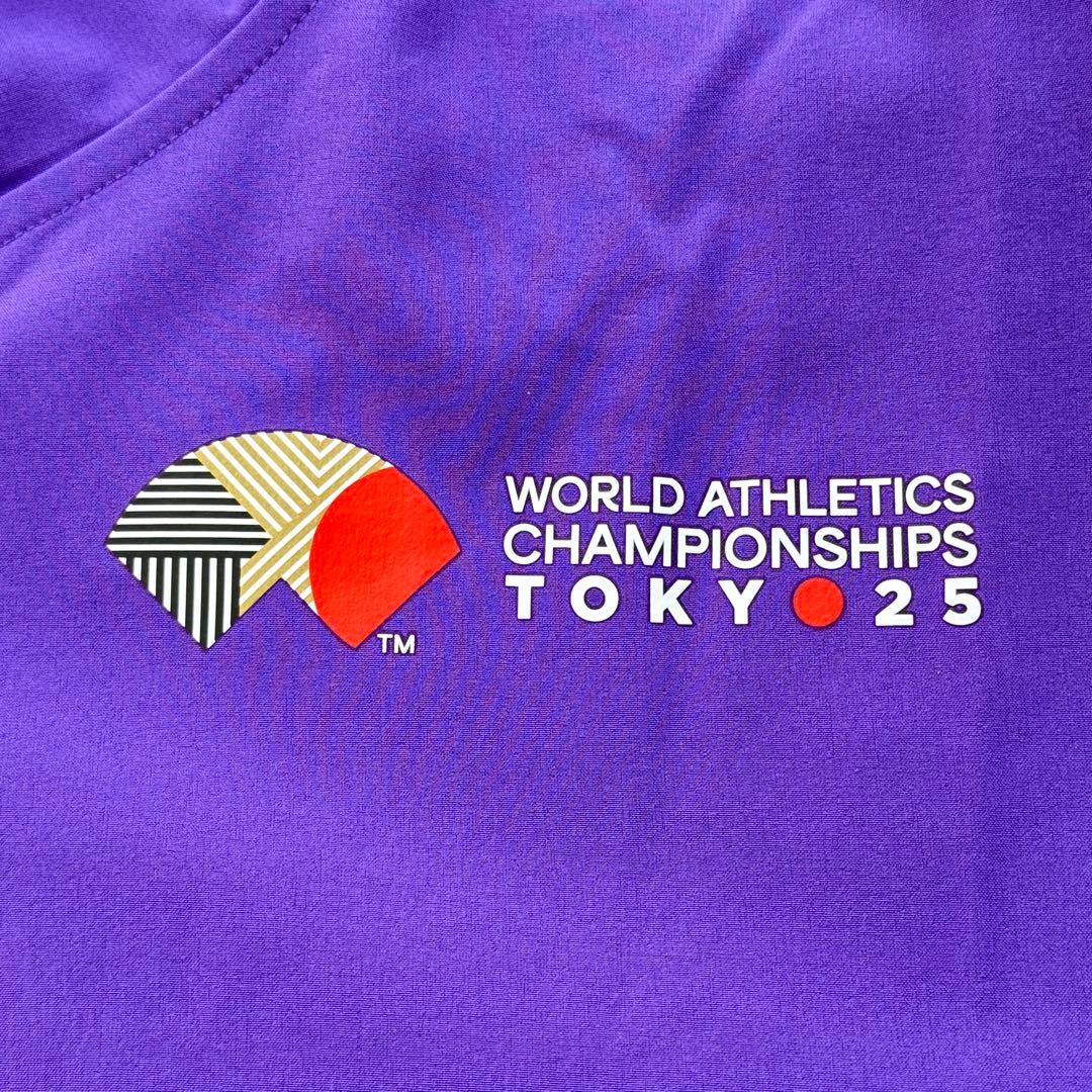 アシックス【S】紫 ウインドブレーカー 東京世界陸上2025 公式ウェア 非売品