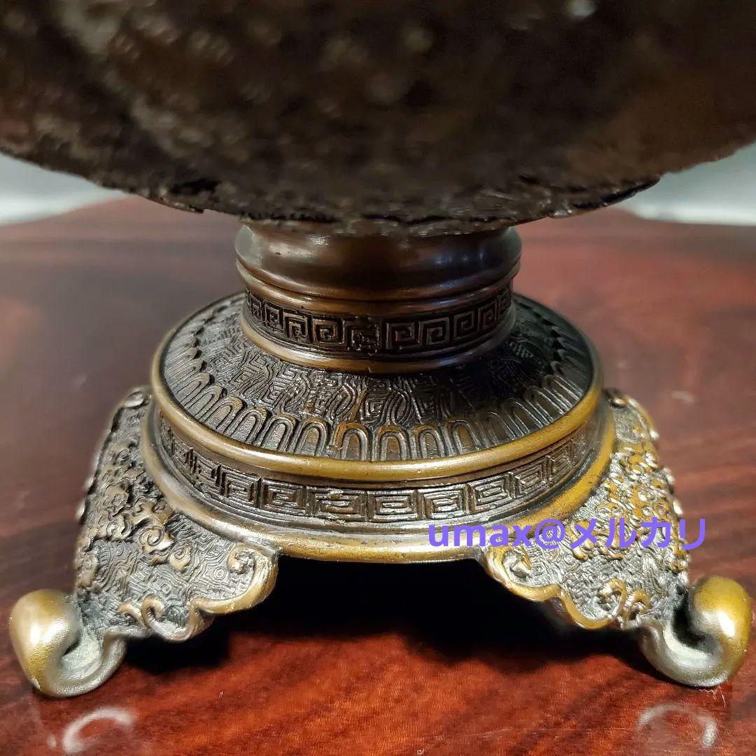 逸品 高岡鋳物「香炉 十二支文」 勝玄作 蝋型青銅製