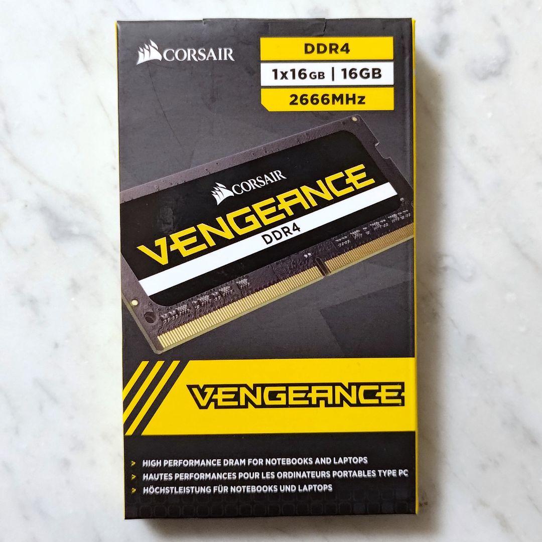 【CORSAIR VENGEANCE】DDR4-2666 16GB メモリ
