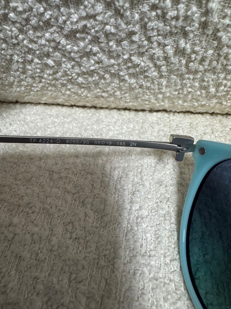 Tiffany & Co. ティファニー ブルー サングラス ケース付き