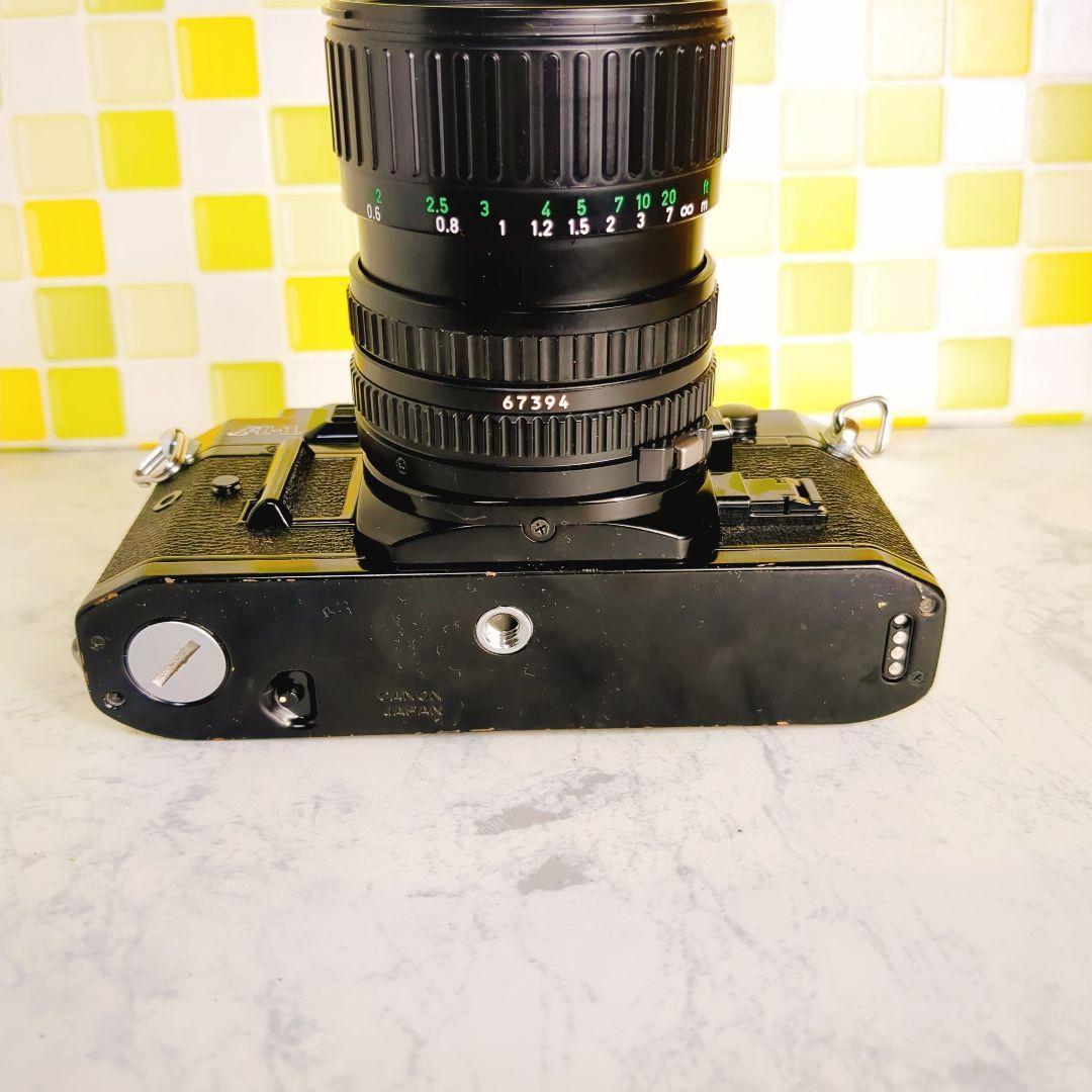 動作品★ Canon A-1 フィルム一眼レフカメラ レンズキット