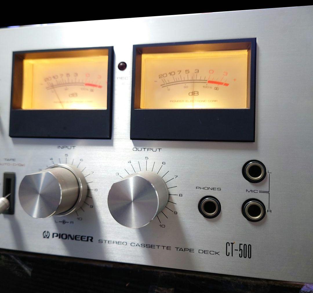 ■■【希少・カセット再生品】Pioneer CT-500 ステレオカセットデッキ