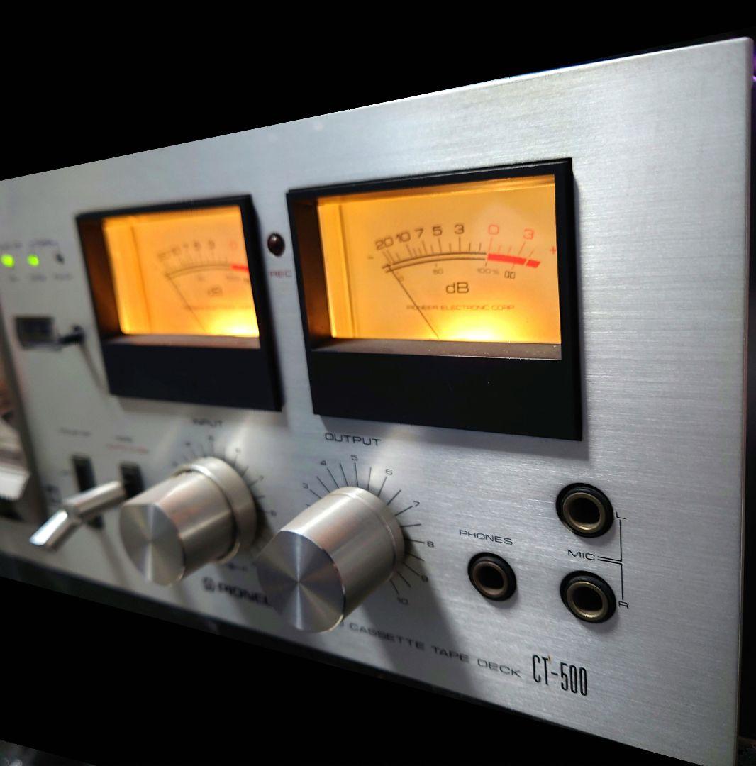 ■■【希少・カセット再生品】Pioneer CT-500 ステレオカセットデッキ