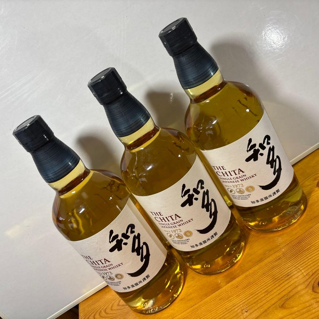 新品未開栓 サントリー知多 シングルグレーン700ml Alc43％ ３本