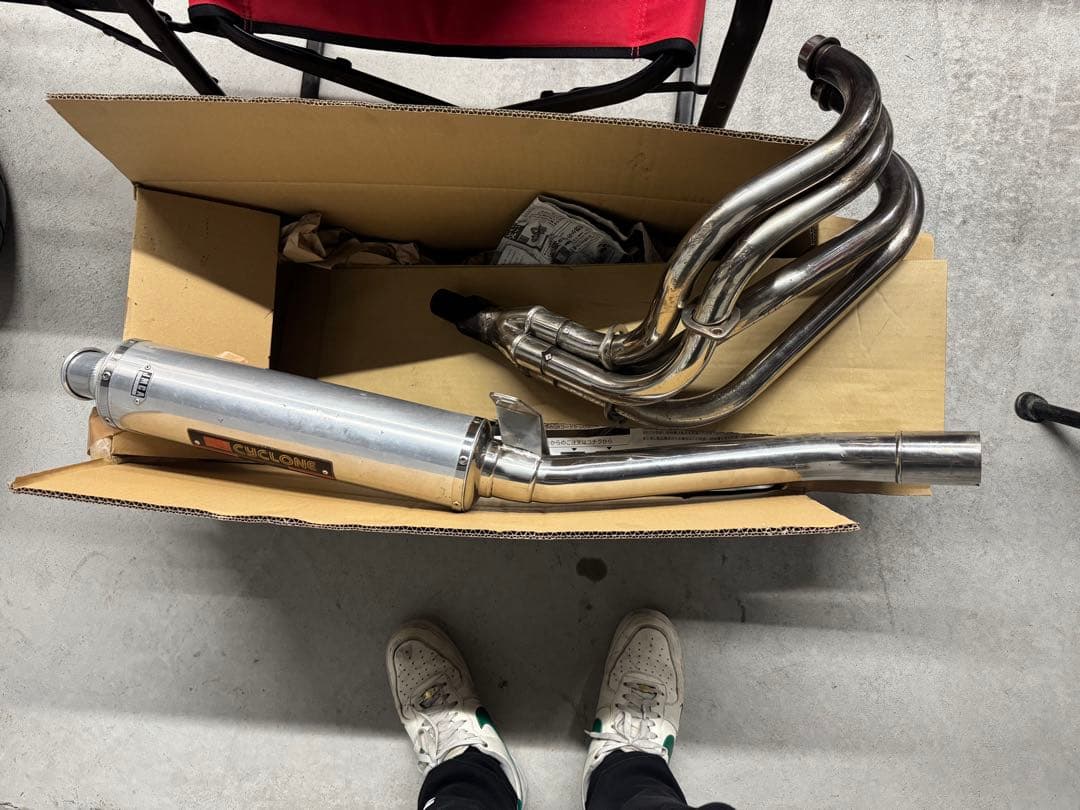 XJR 400 ヨシムラサイクロンマフラー Y331 ステンレス