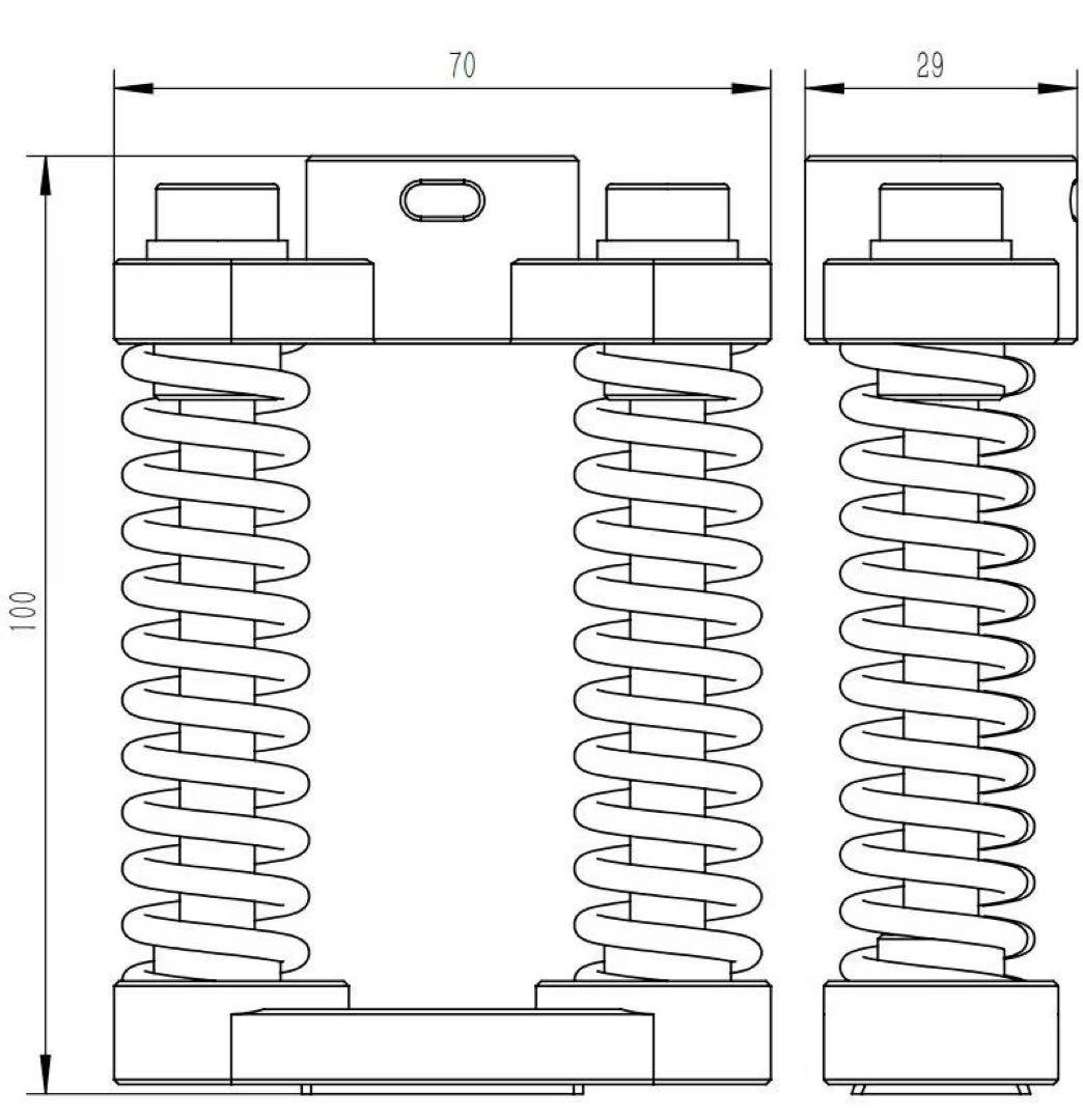 LP LITEPRO BIRDY BD-1フロントサスペンション ゴールド
