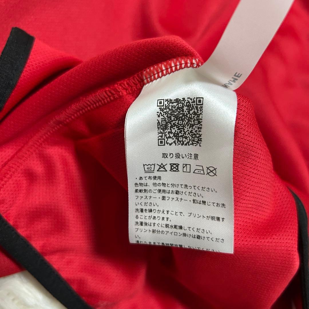 アシックス　asics ジャージ　上下　セットアップ　レッド　ブラック　XS