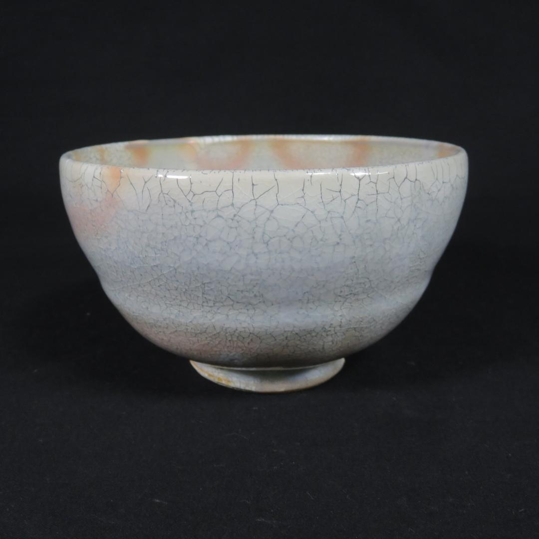 茶碗 黄泉作 粉引茶碗 楚白 木箱 共箱 茶道具 抹茶碗 在銘