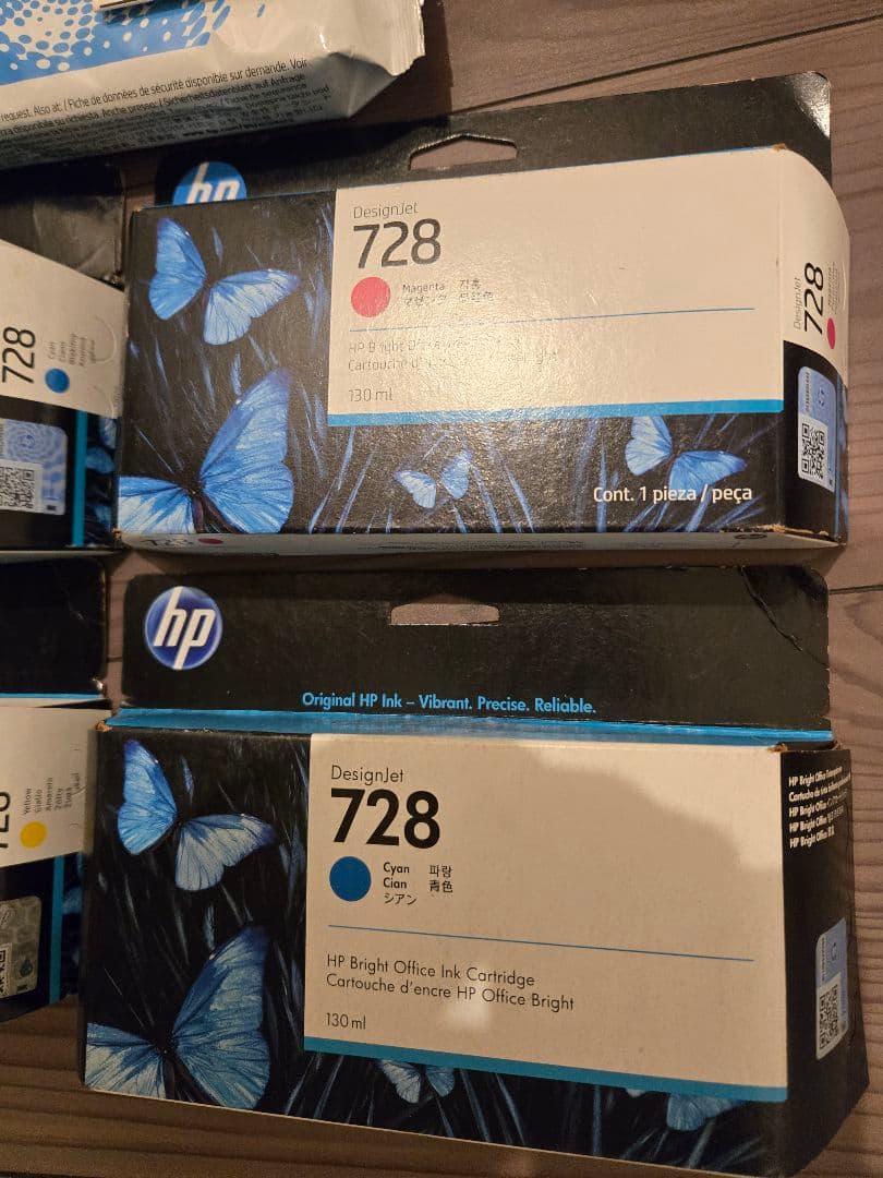 未開封【hp】トナーカートリッジ728マゼンタシアンイエロー5点