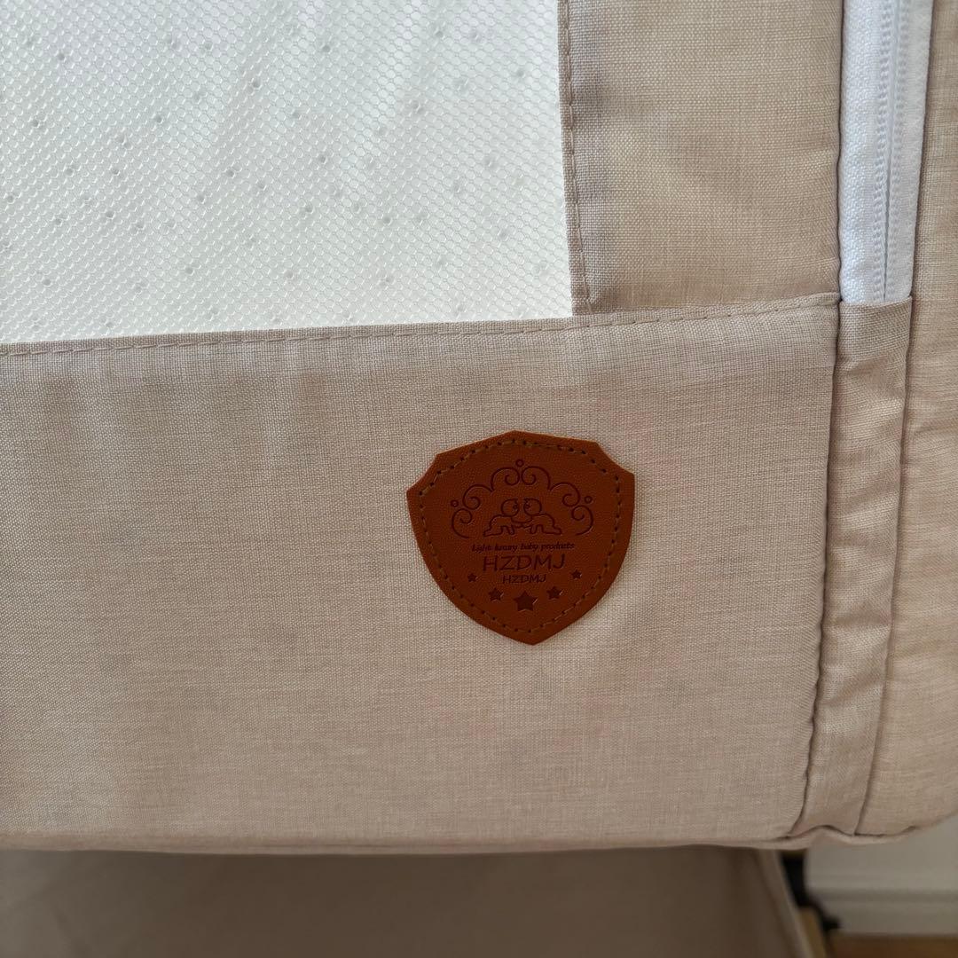 2025最新型モデル　HZDMJ ベビーベッド　カーキ