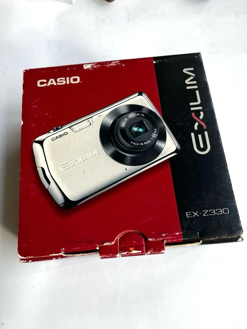 CASIO EXILIM EX-Z330 ゴールドデジタルカメラ【美品:説明書】