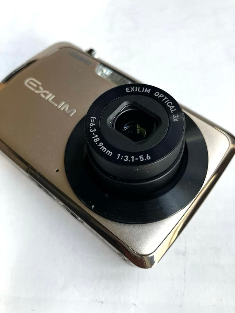 CASIO EXILIM EX-Z330 ゴールドデジタルカメラ【美品:説明書】