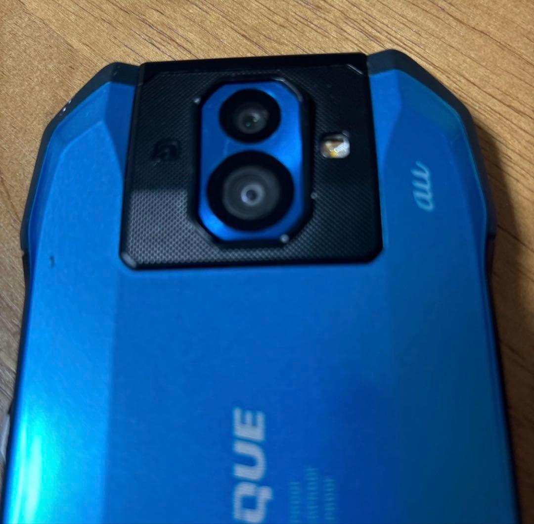 ジャンク品　au TORQUE G04 ブルー 京セラ KYV46 ブルー