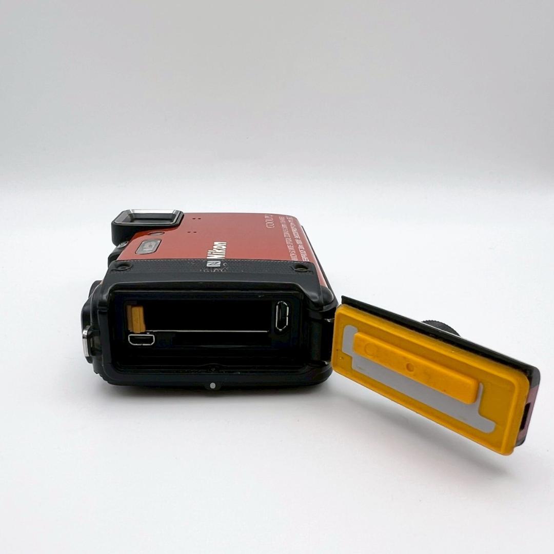 【完動品】Nikon COOLPIX AW130 コンデジ オレンジ 動作確認済