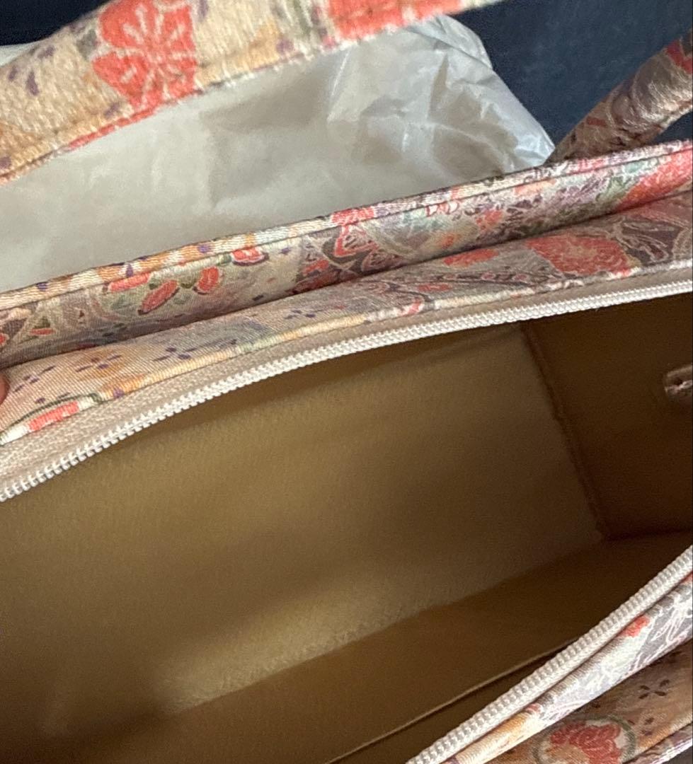 伊と忠　友禅柄　利休バッグ