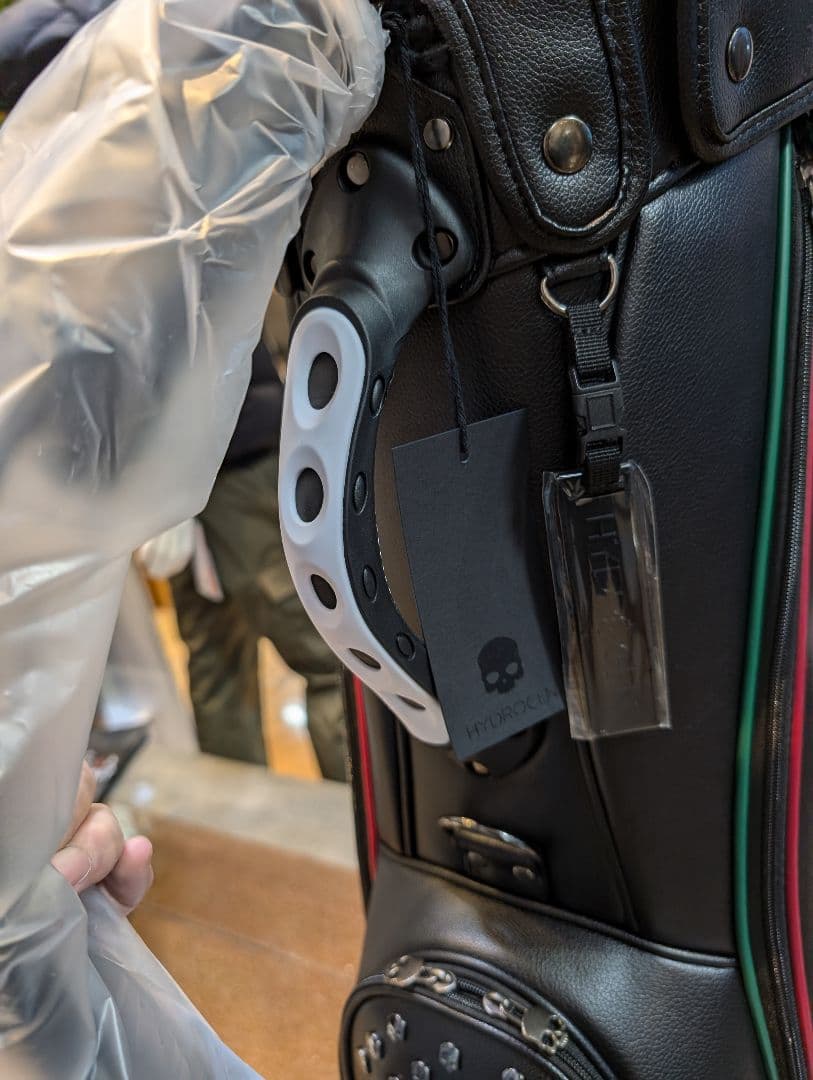 あ*様 HYDROGEN スカルデザイン キャディバッグ