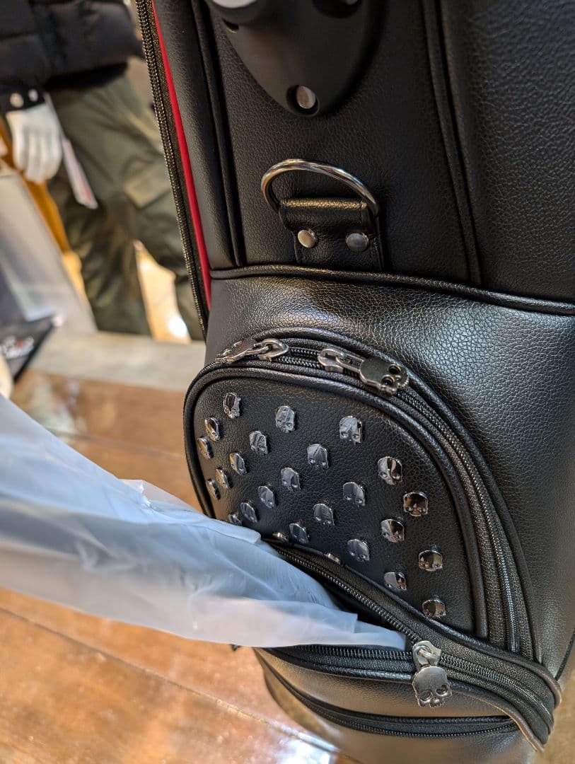 あ*様 HYDROGEN スカルデザイン キャディバッグ