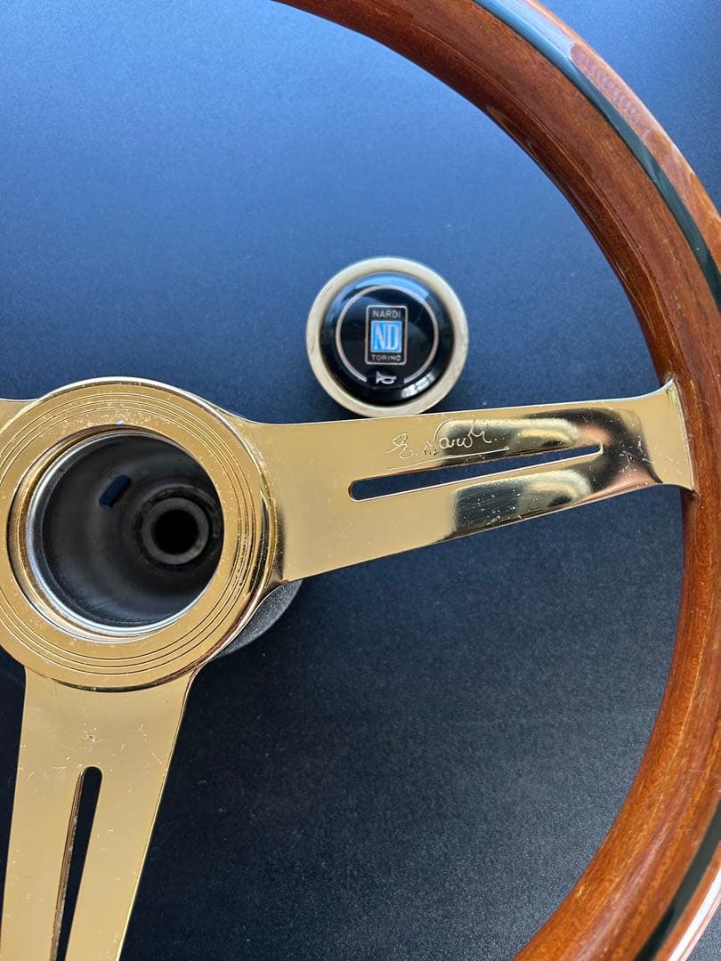 ❇ NARDI ゴールドメッキ　 　ステアリング（美品）