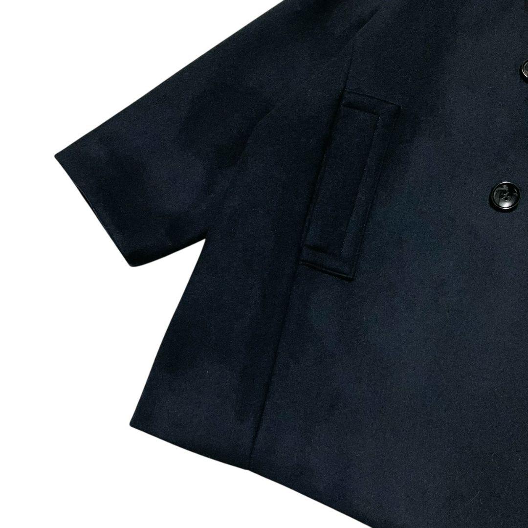 25AW✨　新品タグ付き　NOBLE スタンドカラーオーバーコート ネイビー