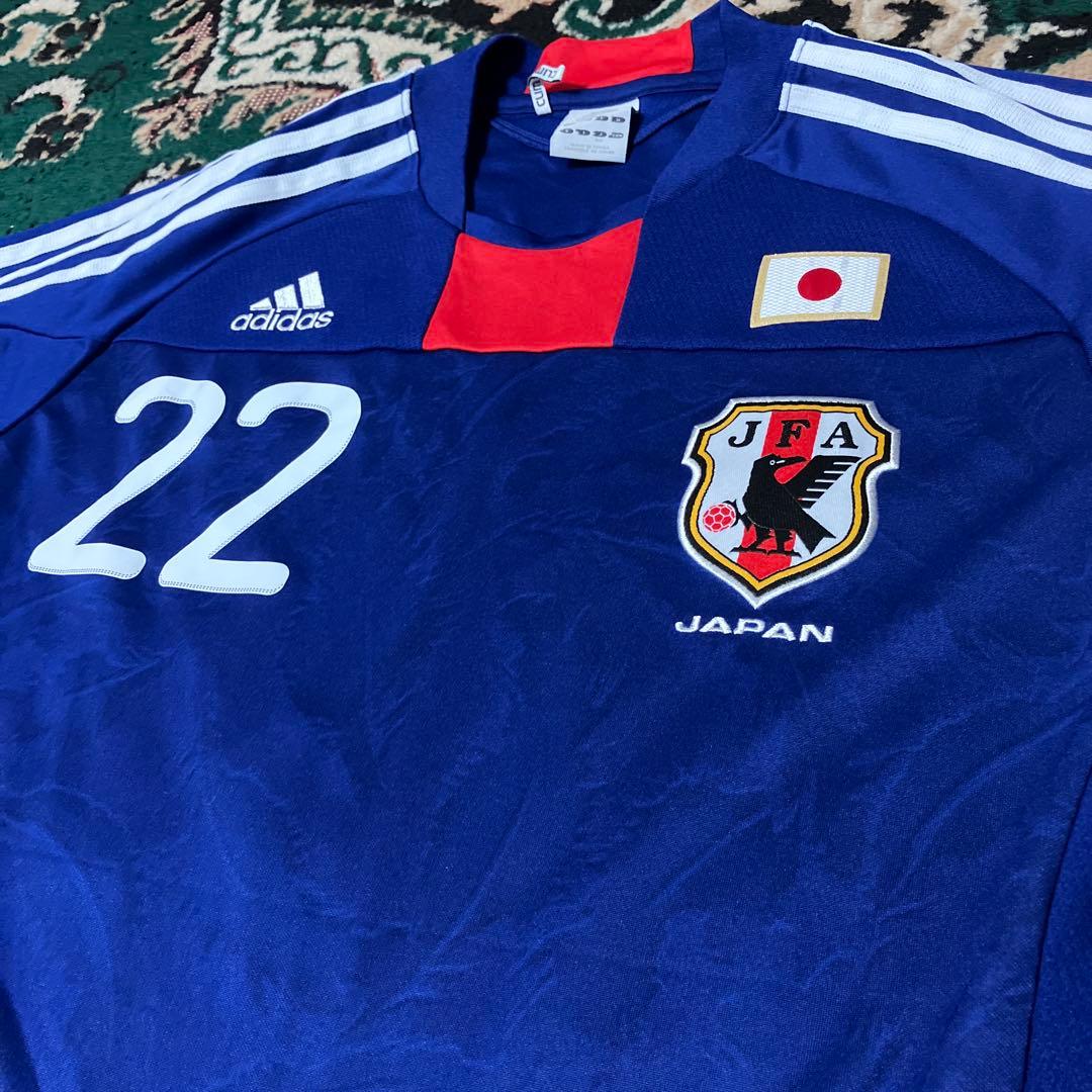 美品　アディダス　サッカー　ユニフォーム　XO 日本代表　中澤