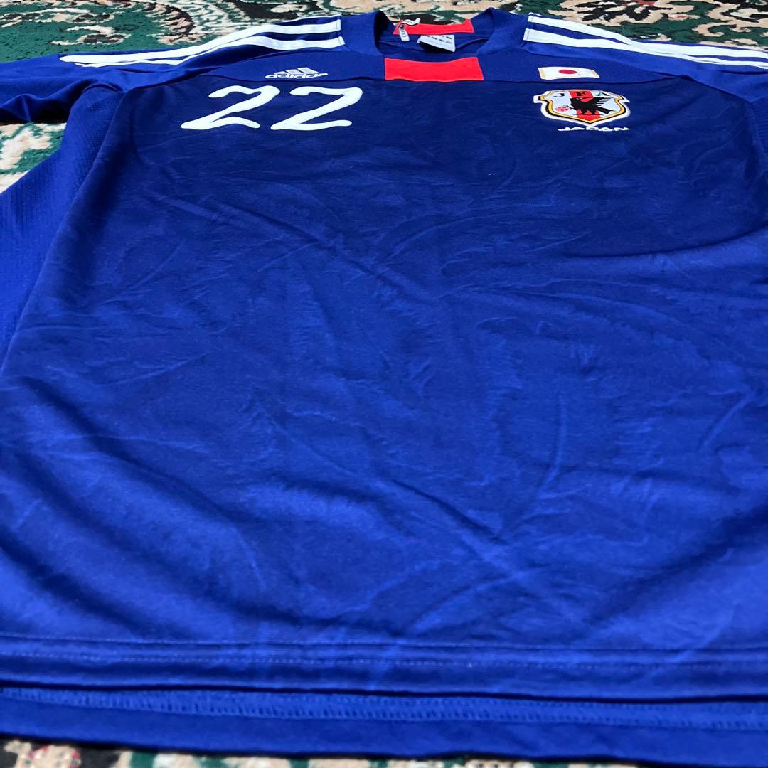 美品　アディダス　サッカー　ユニフォーム　XO 日本代表　中澤