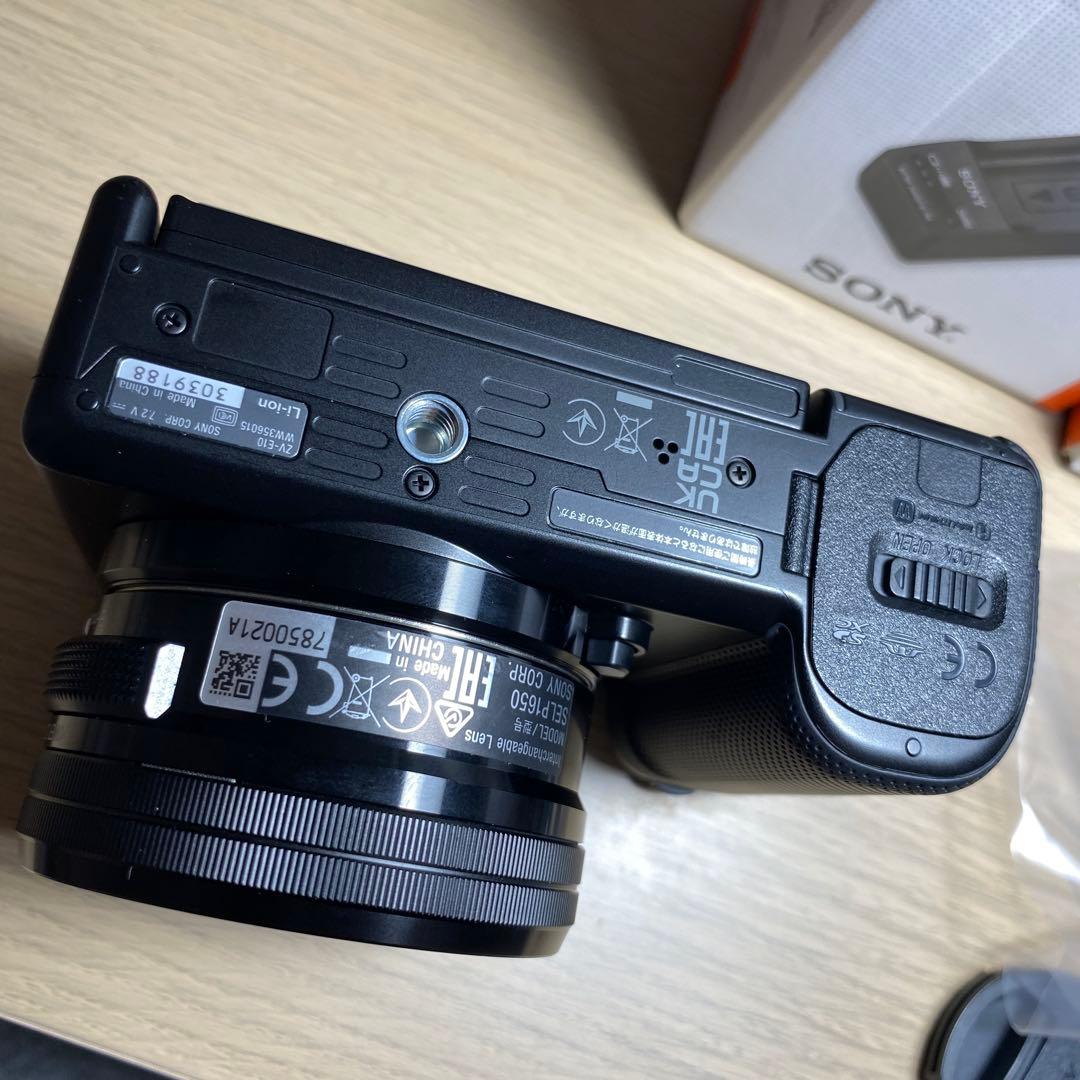 Sony ZV-E10 EPZ16-50キット シューティンググリップ　充電器付