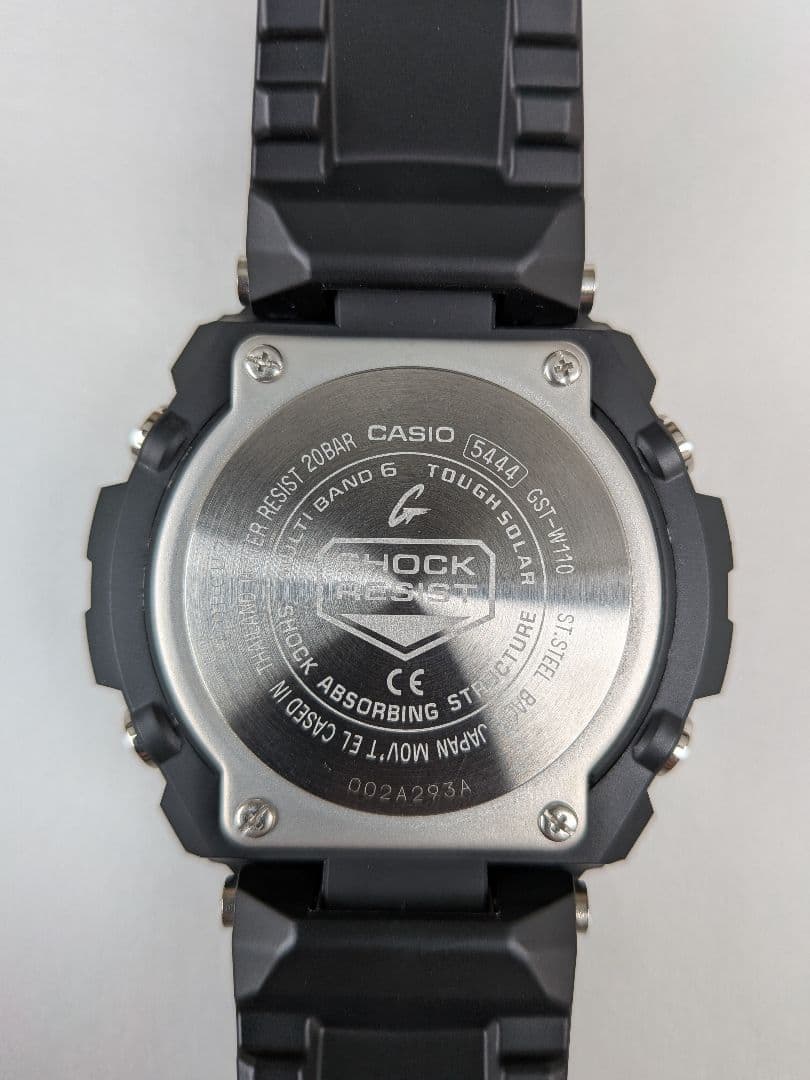 時計 CASIO G-SHOCK G-STEEL GST-W110-1AJF