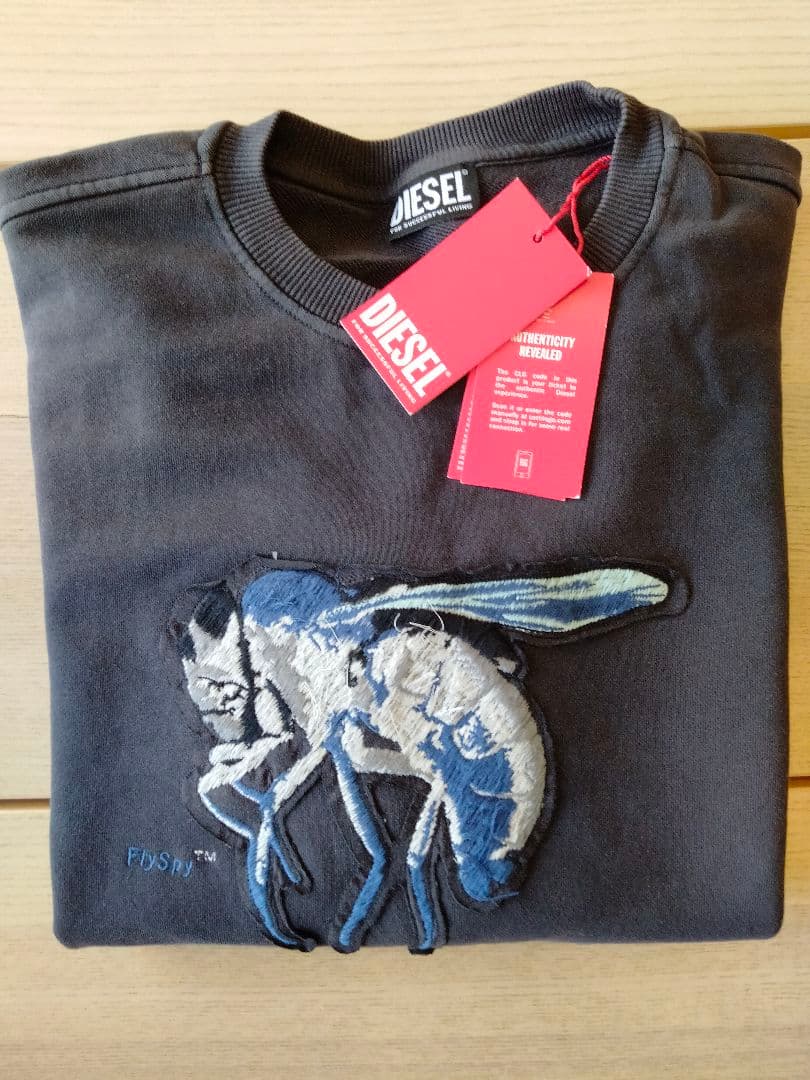 DIESEL（GINNLONG刺繍 SWEAT-SHIRT）＆キャップ2点新品