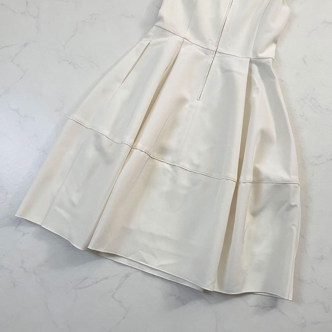 人気　フォクシー バロンドレス Aラインワンピース ホワイト 38