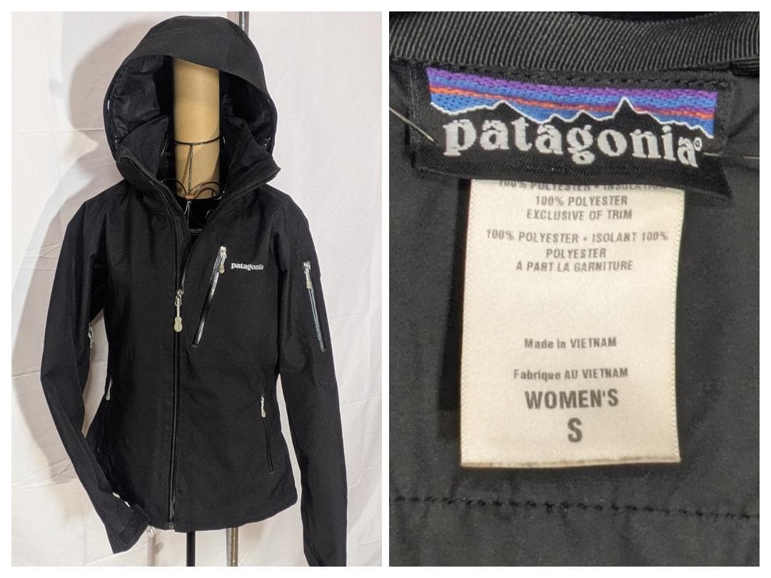 ①Patagonia W/Mスキーウエア　上(S)/下(XS) セット 美品！