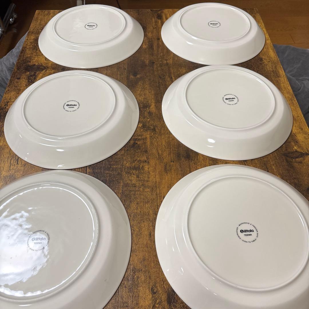 イッタラ　ティーマ　プレート6枚セット　お買い得です！