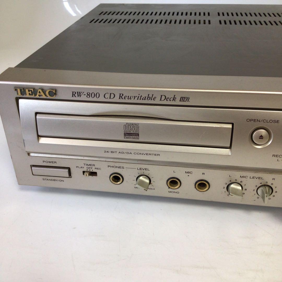 TEAC RW-800 CD再生・録音デッキ