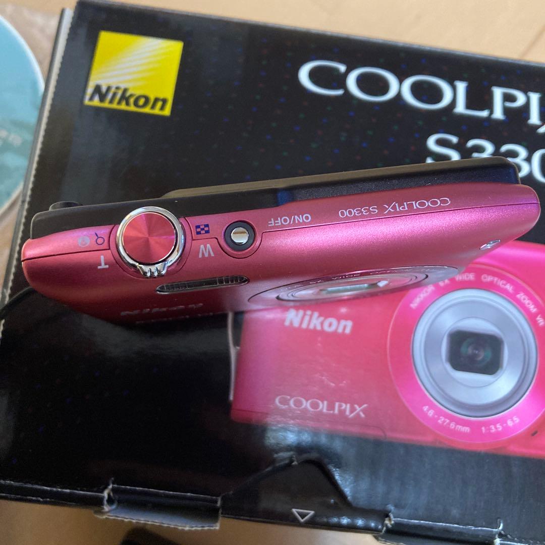 Nikon ニコン COOLPIX クールピクス S3300 ピンク デジカメ