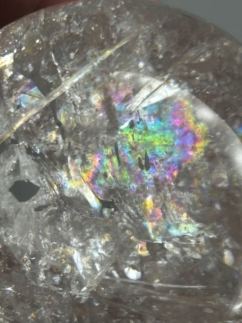 《ピンククリアクォーツ＊ピンクファイヤークォーツ小サイズスフィア》