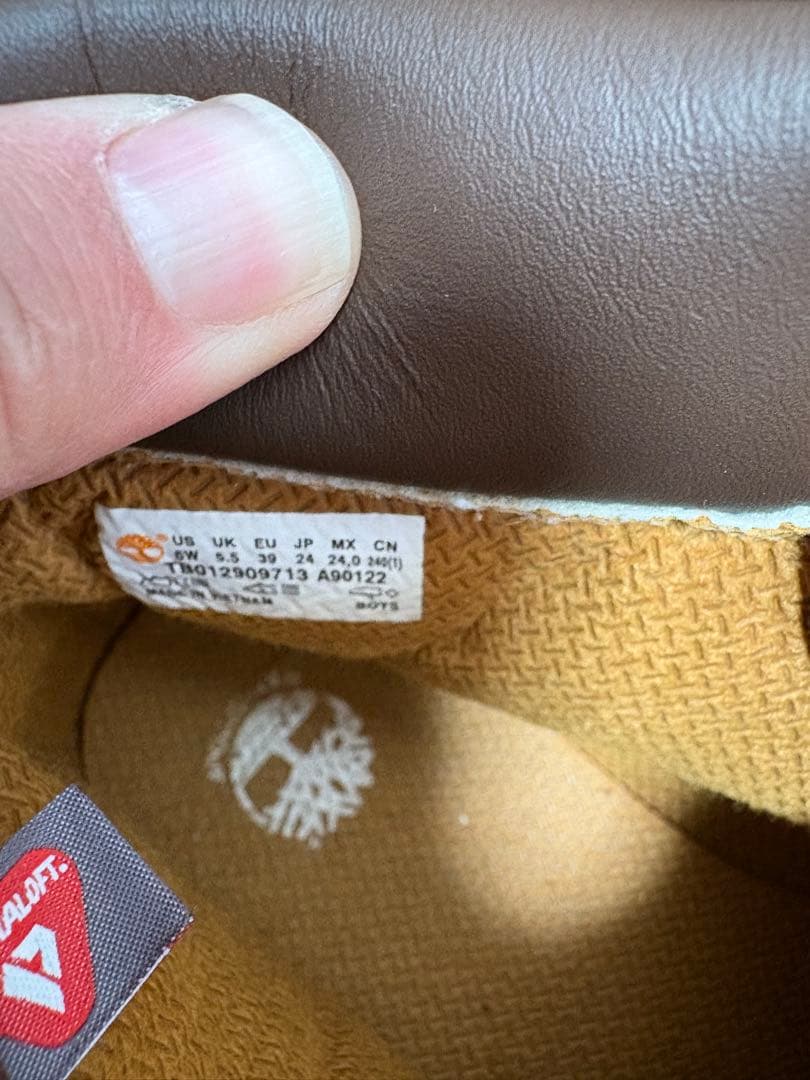 美品　ティンバーランド　6インチ　プレミアムブーツ　24cm 靴　冬