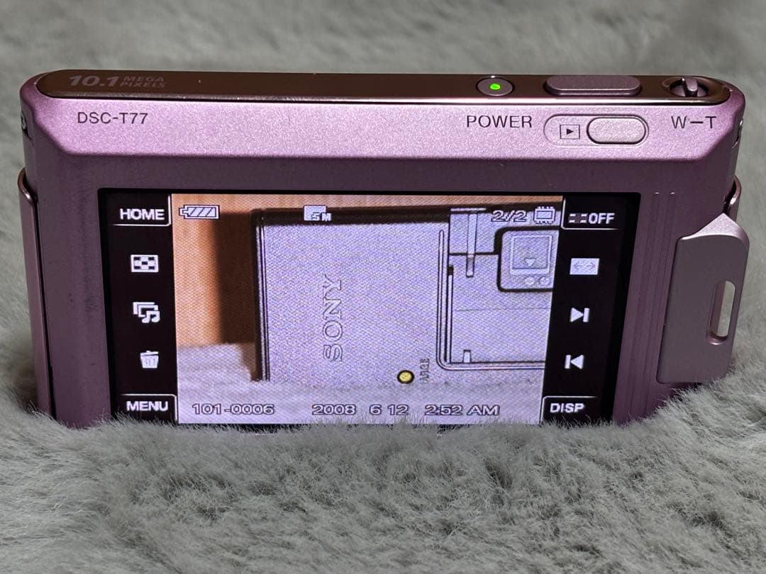 SONY Cyber-shot DSC-T77 ピンク