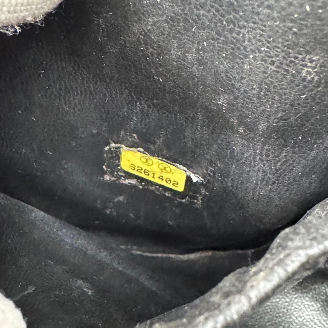 美品✨CHANEL バニティバッグ　オールレザー　ブラック　ココマーク　シール有