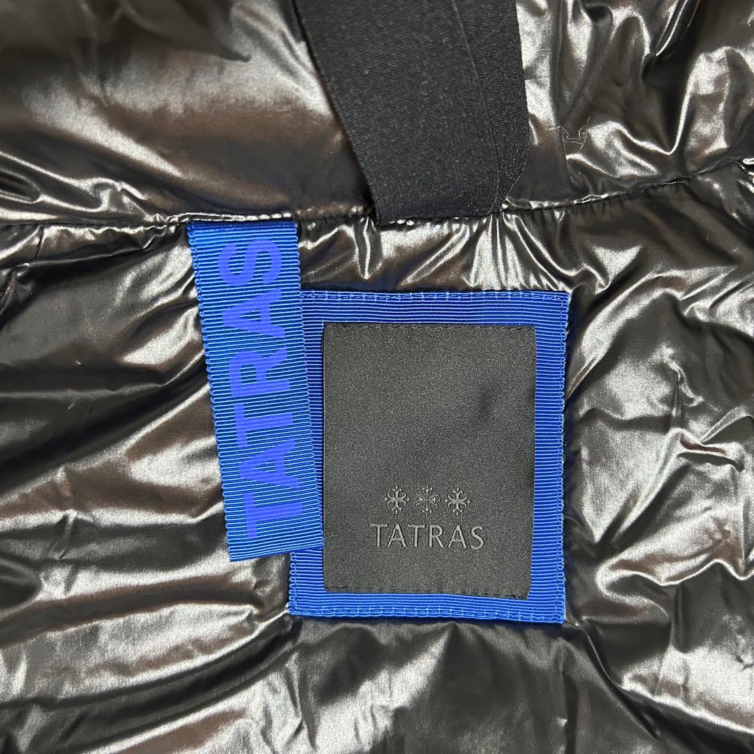【極美品】TATRAS タトラス ボラスコ ダウンコート　ファー　黒 メンズ　3