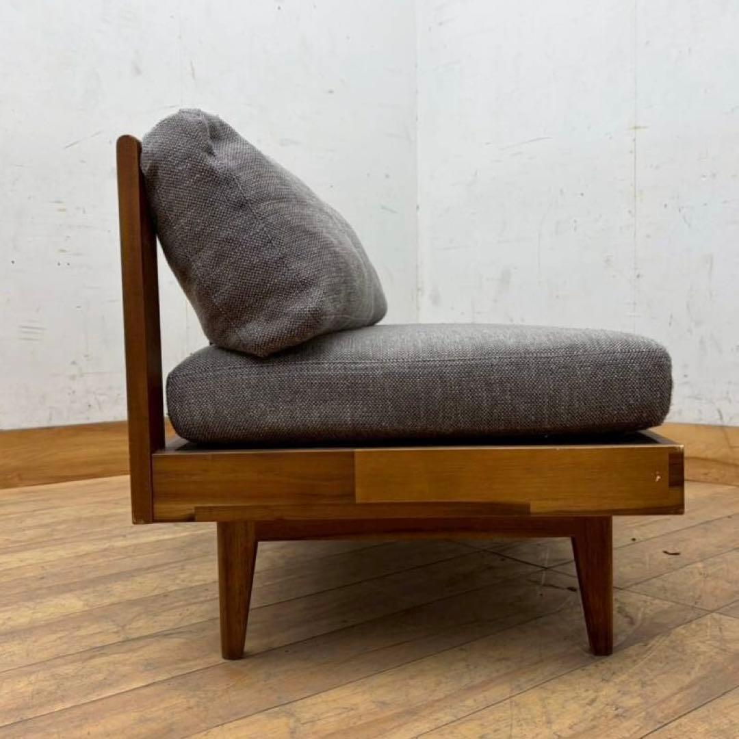 unico ウニコ SWELLA スウェラ ベンチアームレスソファ　グレー