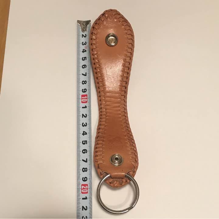 ALZUNI 本革ベルトループキーホルダー