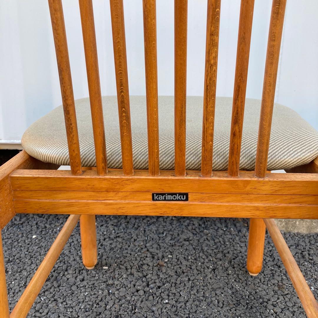 カリモク　ダイニングチェア　2脚