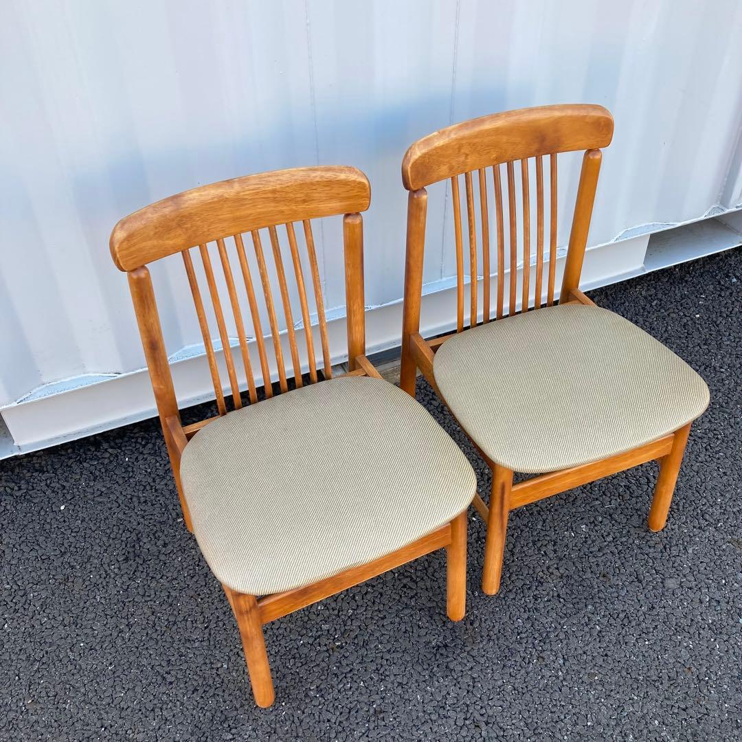 カリモク　ダイニングチェア　2脚