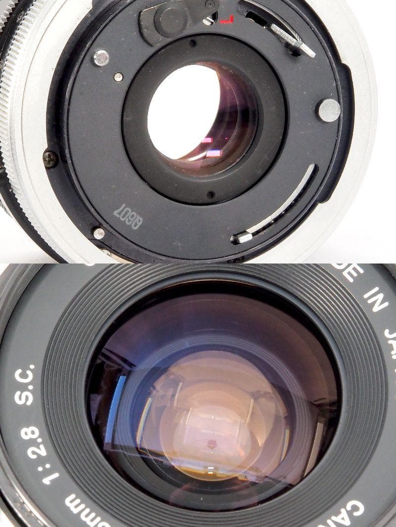 Canon EF FD 28mm F2.8 S.C 整備済 露出計不良26693