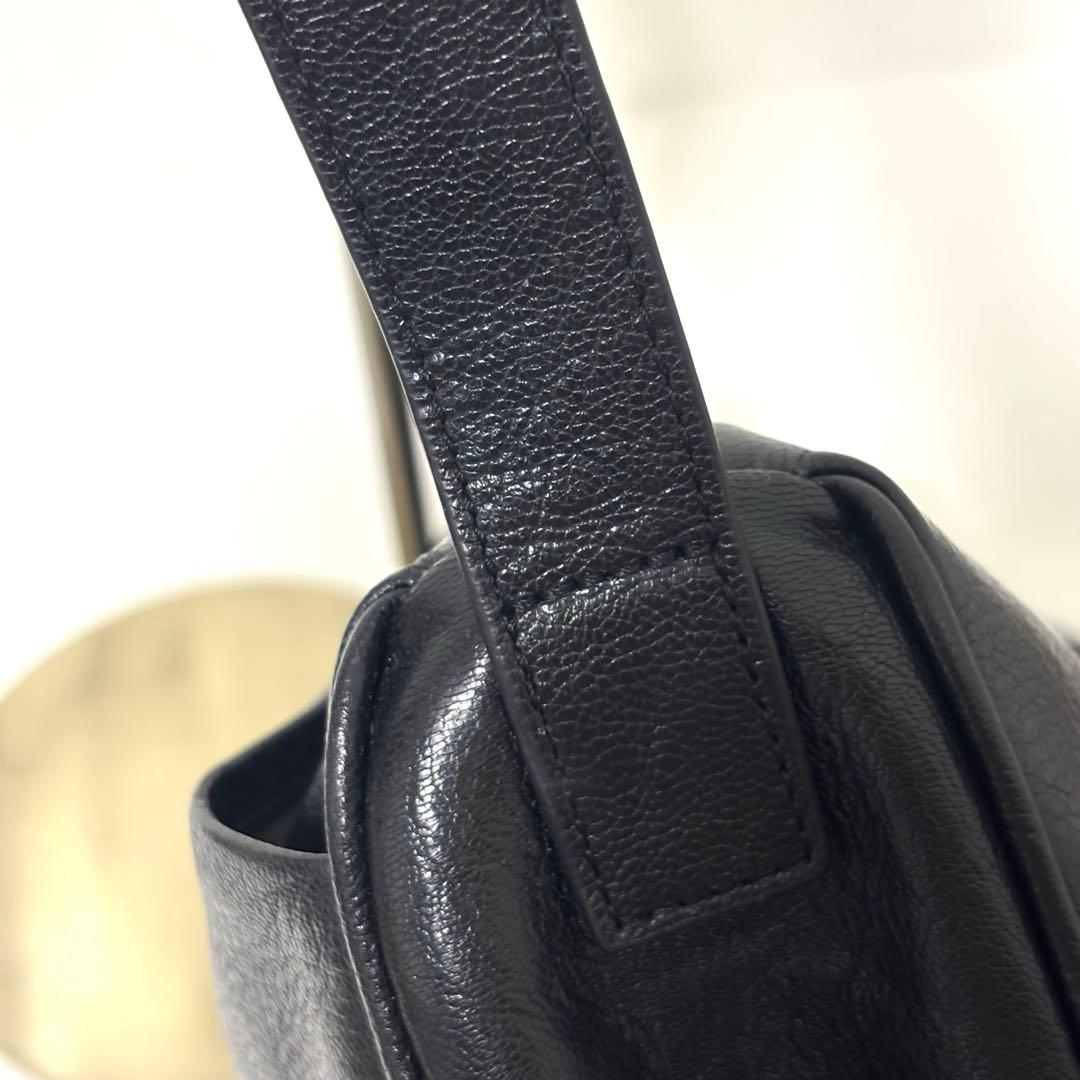 ear PAPILLONNER ミニスワローマチショルダーバッグ　黒