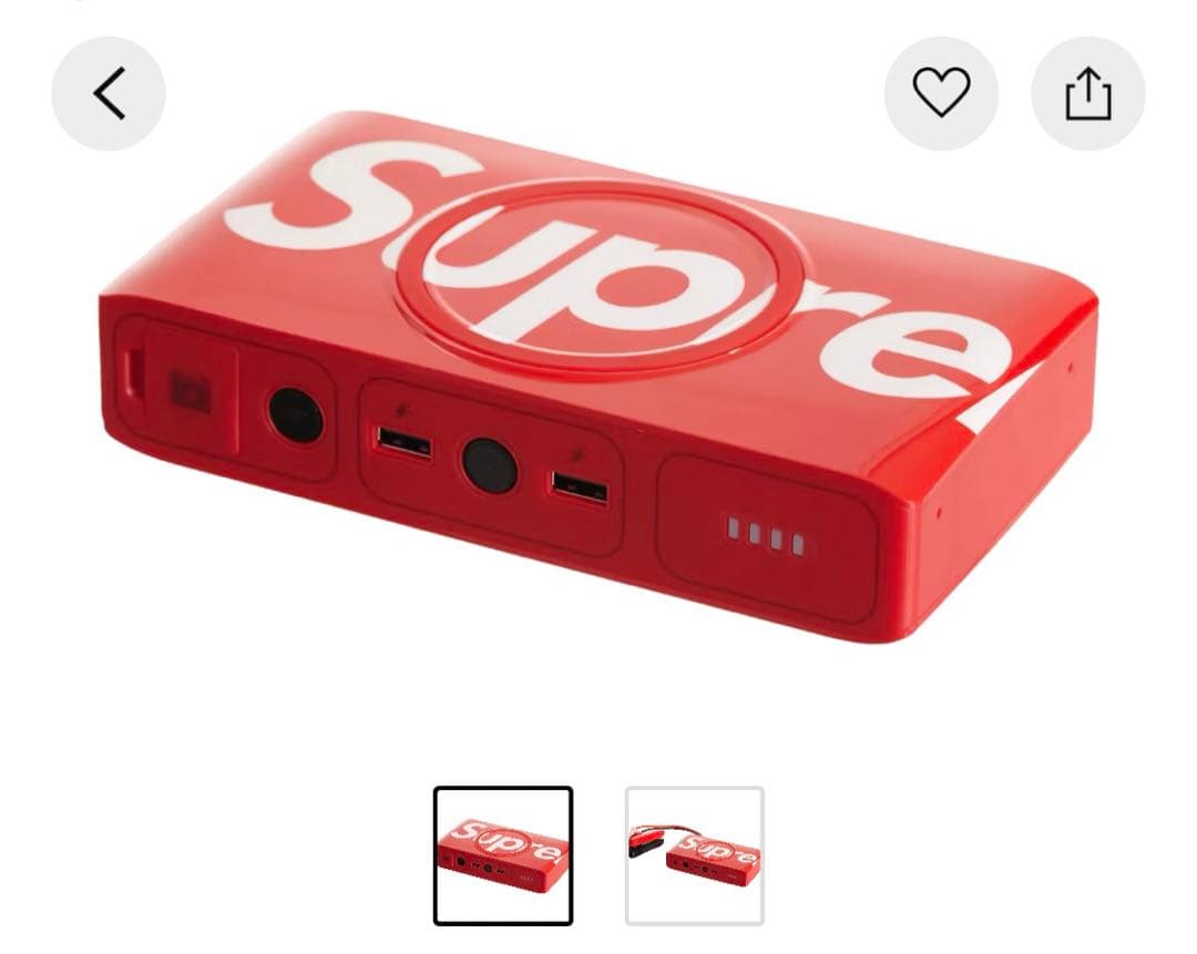 スマホアクセサリー Supreme mophie powerstation Go