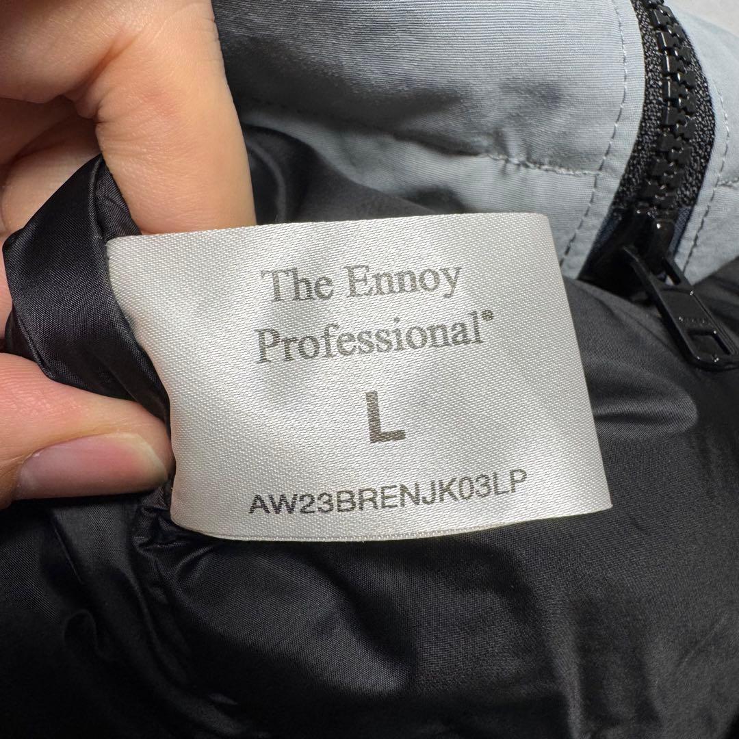 23AW Ennoy エンノイ　NYLON PADDED SET UP グレー