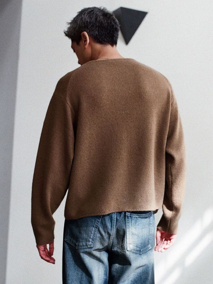 完売品！Cashmere Slouch V-neck M アームウォーマー込み