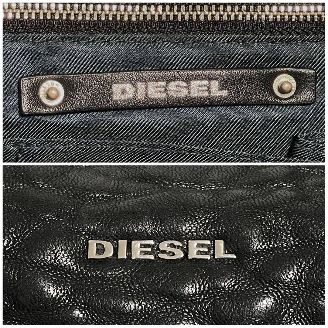 ✨極美品✨ DIESEL 2way ショルダーバッグ ジッパーデザイン A4収納