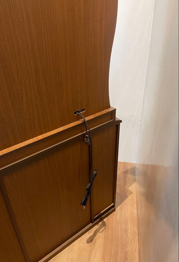 木製ドレッサー オーバルミラー　椅子別売り