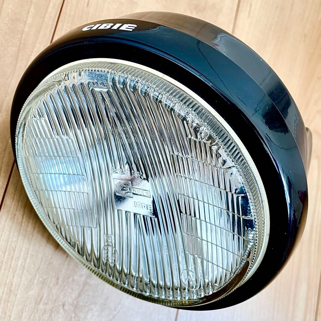 当時物 CIBIE シビエ 凹み ヘッドライト 160φ バブ マーシャル